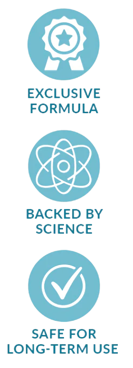 Exclusive Formula, Backed by Science, Safe for Long-Term Use